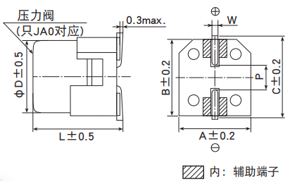 黑金剛電容貼片型鋁電解電容器 MZL系列 黑金剛電容貼片型鋁電解電容器 MZL系列